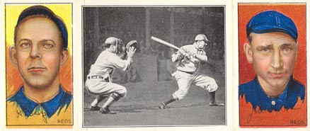 1912 Hassan Triple Folders Tom Jones at Bat # Baseball Card