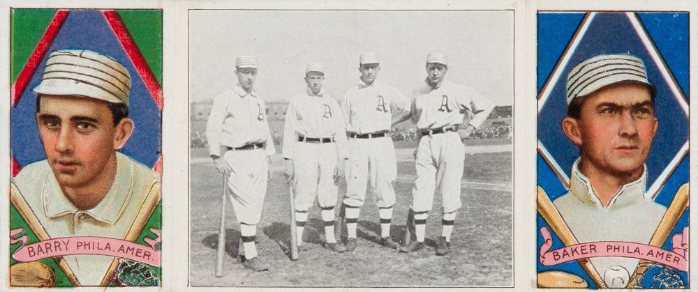 1912 Hassan Triple Folders The Athletic Infield #115 Baseball Card