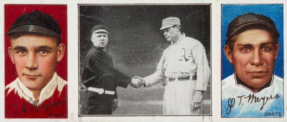 1912 Hassan Triple Folders Just Before the Battle #83 Baseball Card