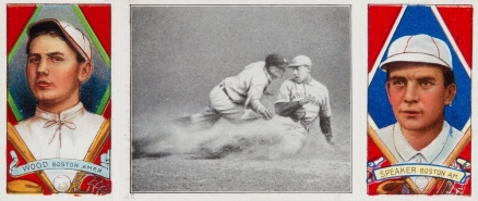 1912 Hassan Triple Folders Close at Third #36 Baseball Card