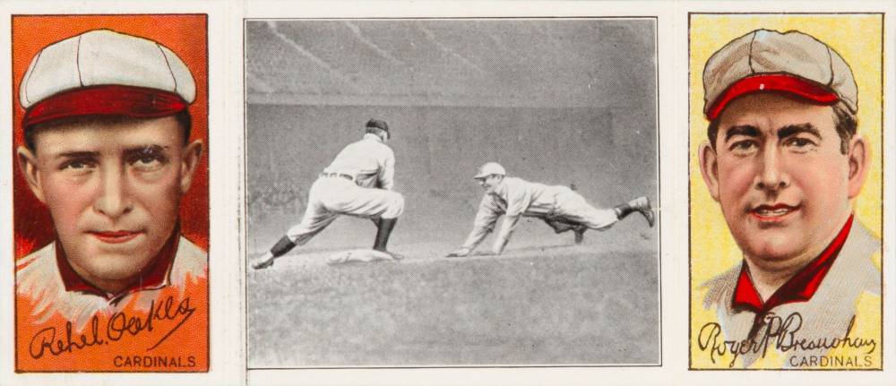 1912 Hassan Triple Folders Catching him Napping # Baseball Card