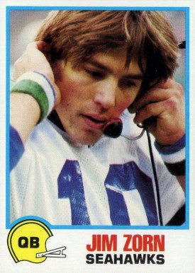 1978 Topps Holsum Jim Zorn #30 Football Card