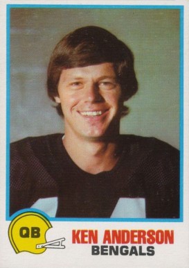 1978 Topps Holsum Ken Anderson #5 Football Card