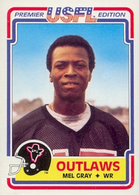 1984 Topps USFL Mel Gray #92 Football Card