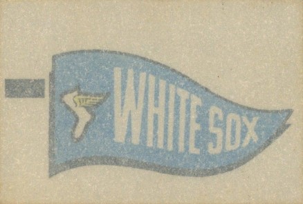 1966 Topps Rub-Offs White Sox Pennant #105 Baseball Card