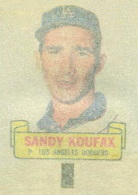 1966 Topps Rub-Offs Sandy Koufax #47 Baseball Card