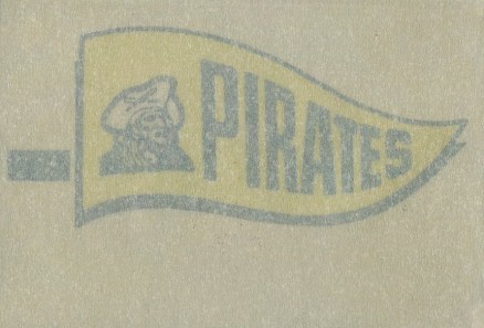 1966 Topps Rub-Offs Pirates Pennant #117 Baseball Card