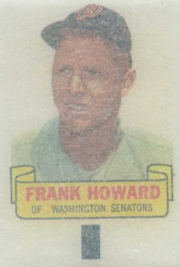 1966 Topps Rub-Offs Frank Howard #42 Baseball Card