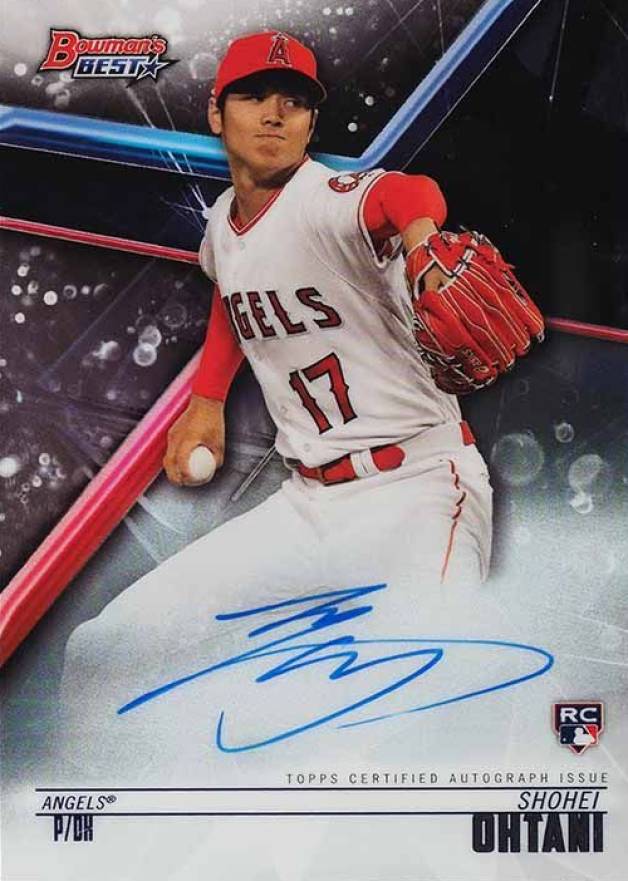 2018 Bowman's Best Best of 2018 Autographs Shohei Ohtani #B18SO Baseball Card