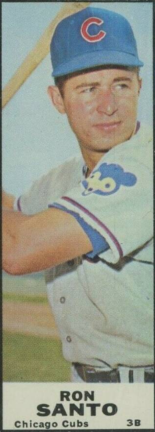 1968 Bazooka Singles Ron Santo # Baseball Card