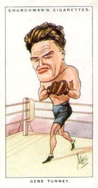 1928 W.A. & A.C. Churchman Men of the Moment-Small Gene Tunney #16 Other Sports Card