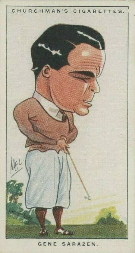 1928 W.A. & A.C. Churchman Men of the Moment-Small Gene Sarazen #31 Other Sports Card
