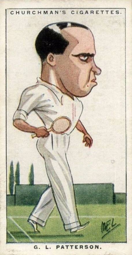 1928 W.A. & A.C. Churchman Men of the Moment-Small G.L. Patterson #41 Other Sports Card