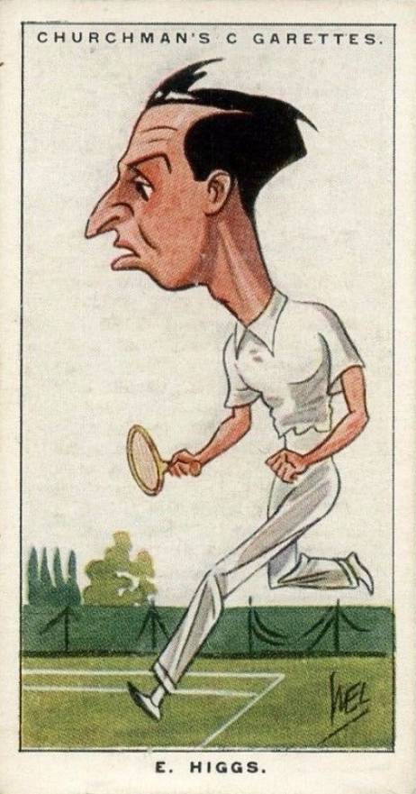 1928 W.A. & A.C. Churchman Men of the Moment-Small E. Higgs #38 Other Sports Card