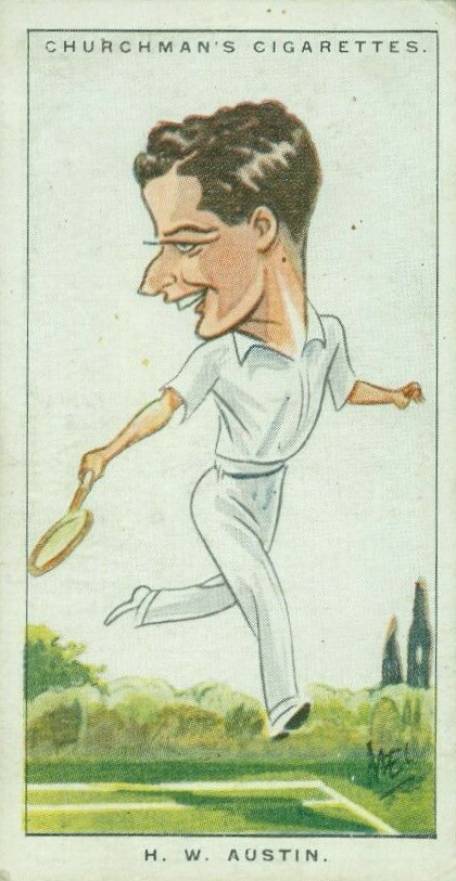 1928 W.A. & A.C. Churchman Men of the Moment-Small H.W. Austin #35 Other Sports Card