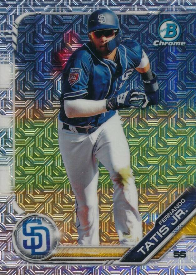 2019 Bowman Mega Box Chrome Fernando Tatis Jr. #25 Baseball Card