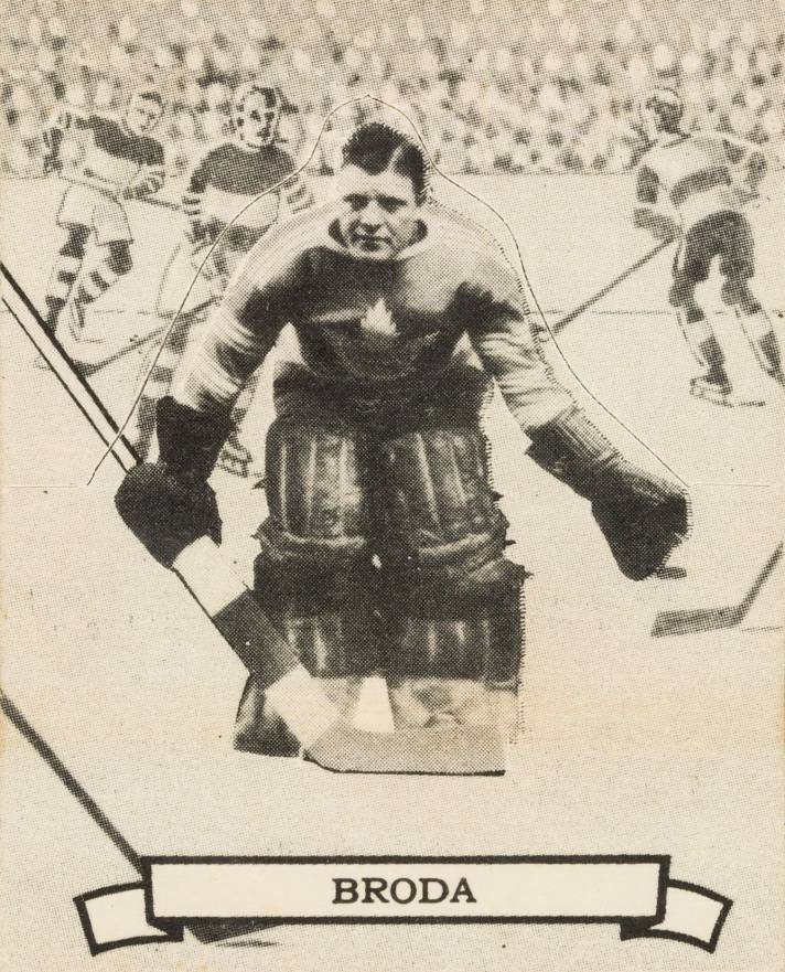 1936 O-Pee-Chee Turk Broda #97 Hockey Card