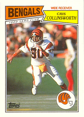 1987 Topps American/UK Cris Collinsworth #45 Football Card