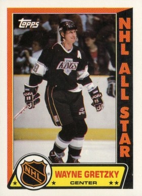 1989 Topps Stickers Wayne Gretzky #11 Hockey Card