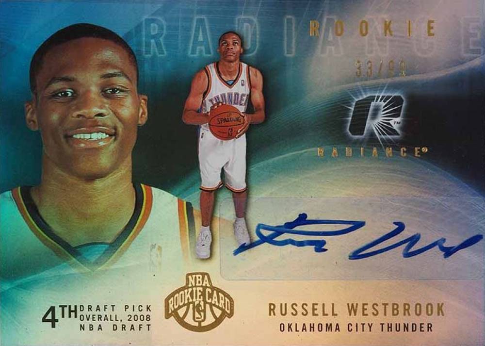 2008 Upper Deck Radiance Russell Westbrook #90 Basketball Card