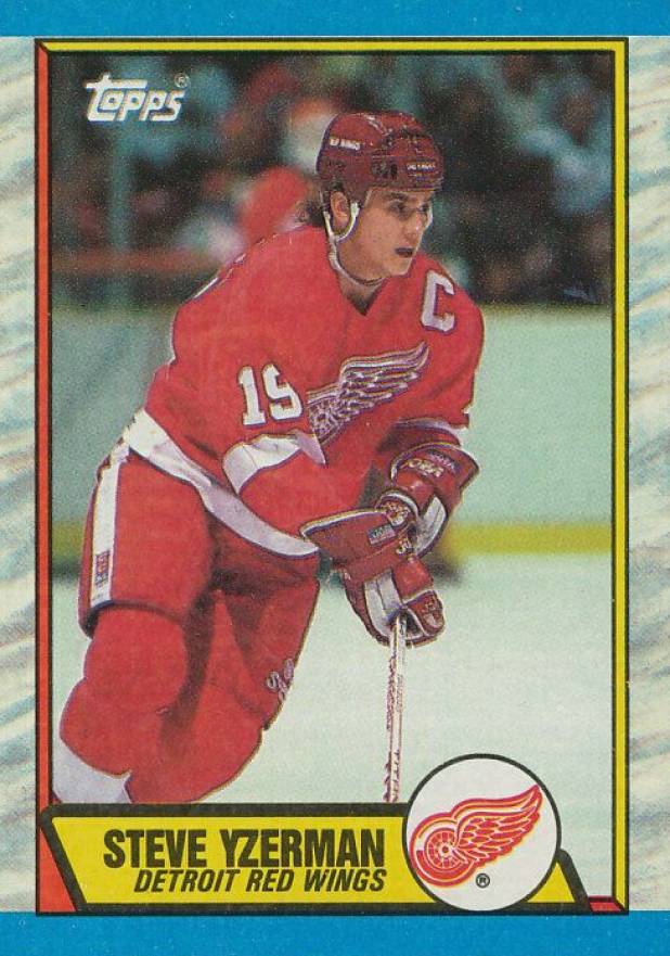 1989 Topps Steve Yzerman #83 Hockey Card