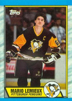 1989 Topps Mario Lemieux #1 Hockey Card