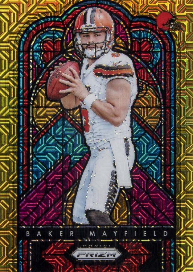 2018 Panini Prizm Stained Glass Baker Mayfield #SG-6 Football Card