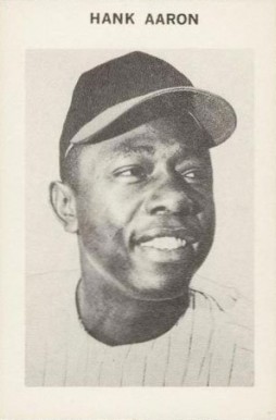 1969 Milton Bradley Hank Aaron #1 Baseball Card