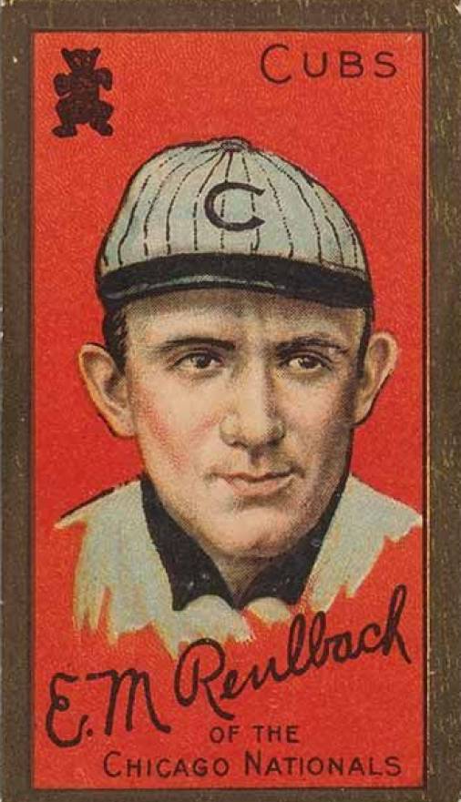 1911 Gold Borders E. M. Reulbach #172 Baseball Card