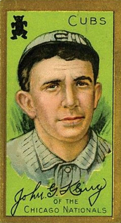 1911 Gold Borders John G. Kling #110 Baseball Card
