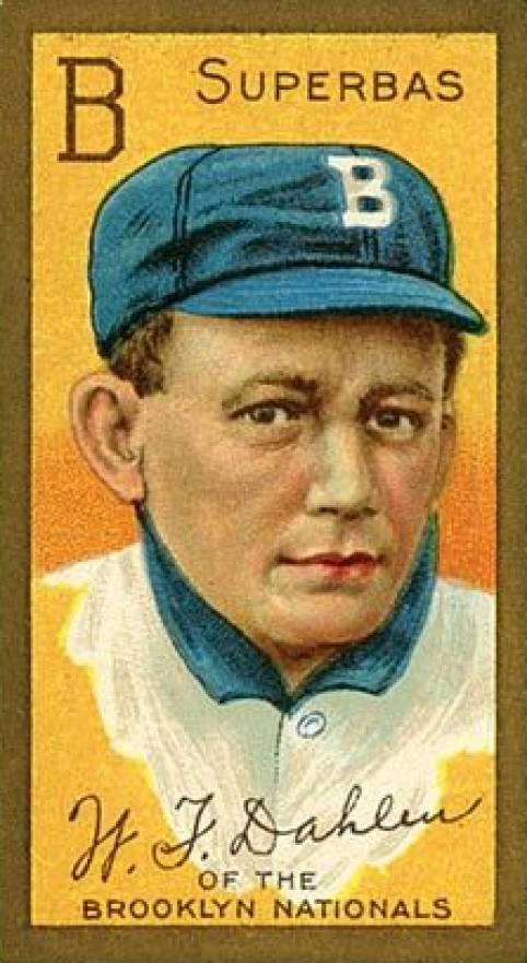 1911 Gold Borders W. F. Dahlen #45 Baseball Card