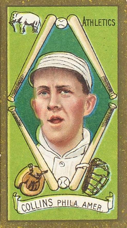 1911 Gold Borders Eddie Collins #39 Baseball Card