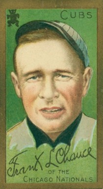 1911 Gold Borders Frank Chance #31 Baseball Card