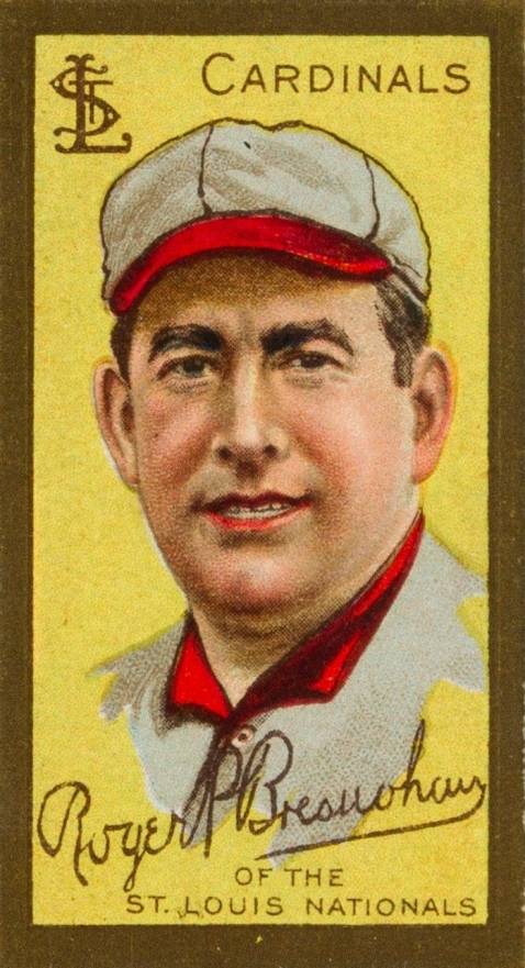 1911 Gold Borders Roger P. Bresnahan #24 Baseball Card