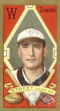 1911 Gold Borders Gabby Street #195 Baseball Card
