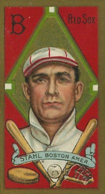 1911 Gold Borders Jake Stahl #190 Baseball Card