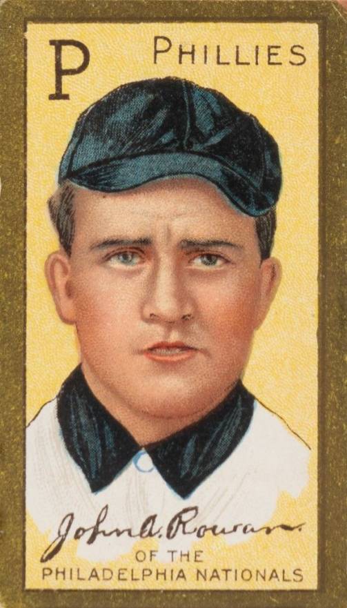 1911 Gold Borders John Rowan #174 Baseball Card