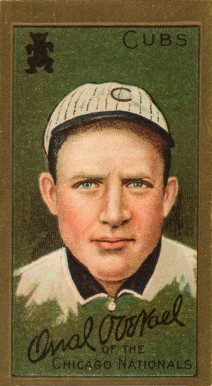 1911 Gold Borders Orval Overall #161 Baseball Card