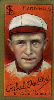 1911 Gold Borders Rebel Oakes #157 Baseball Card
