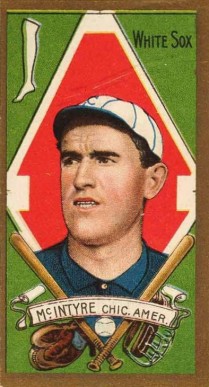 1911 Gold Borders Matty McIntyre #141 Baseball Card