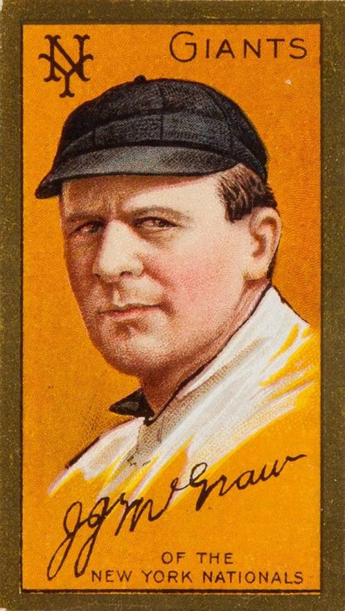 1911 Gold Borders John McGraw #139 Baseball Card