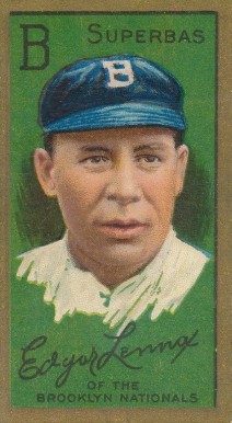 1911 Gold Borders Edgar Lennox #124 Baseball Card