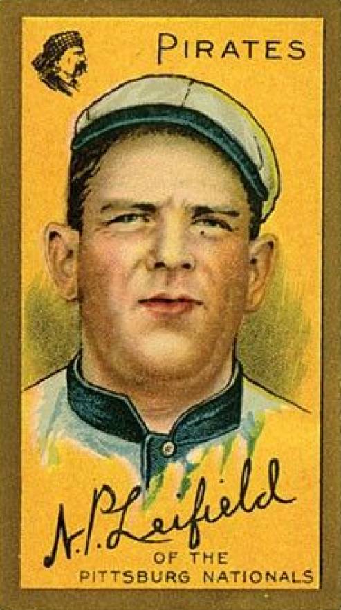1911 Gold Borders A. P. Leifield #123 Baseball Card