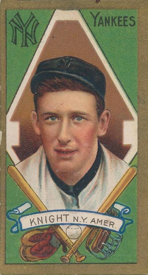 1911 Gold Borders Jack Knight #111 Baseball Card