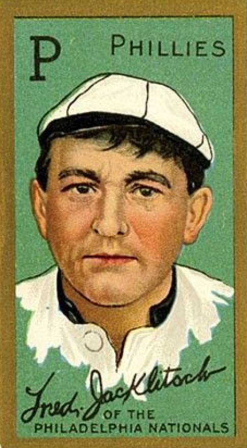 1911 Gold Borders Fred Jacklitsch #101 Baseball Card