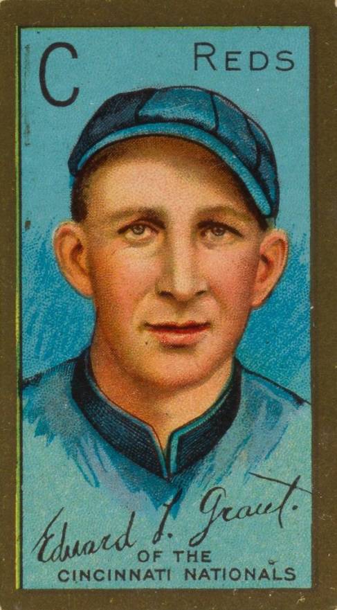 1911 Gold Borders Edward L. Grant #82 Baseball Card