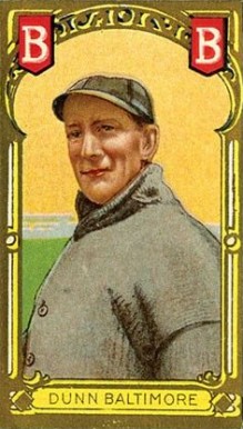 1911 Gold Borders Dunn Baltimore #59 Baseball Card
