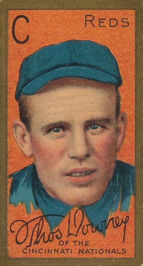1911 Gold Borders Thomas Downey #56 Baseball Card