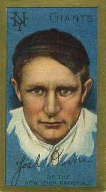 1911 Gold Borders Josh Devore #49 Baseball Card