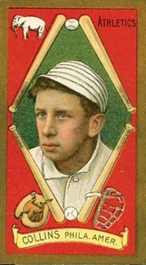 1911 Gold Borders Eddie Collins #38 Baseball Card